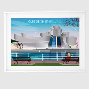 Lámina con la imagen del Museo Guggenheim Bilbao